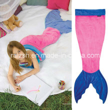 Хвост русалки двойной фланель спальный мешок для детей Детское одеяло